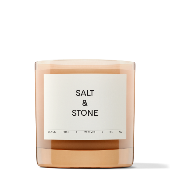 Salt & Stone Candle - Black Rose & Vetiver